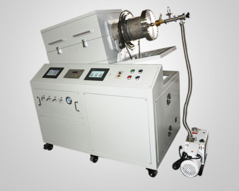Vacuum rotary inclined tube furnace (click on the picture to view product details) Vacuum rotary inclined tube furnace (click on the picture to view product details)