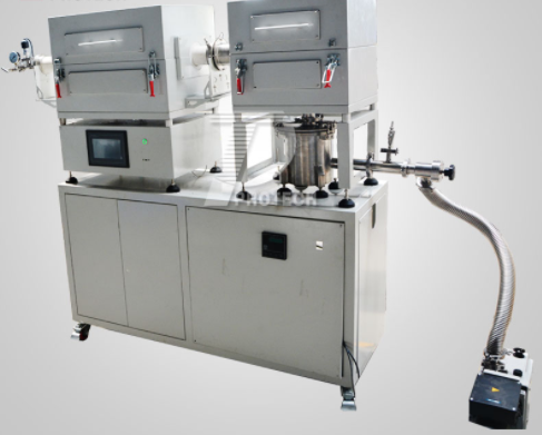 Customized two furnace vacuum tube furnace (click on the image to view product details) Customized two furnace vacuum tube furnace (click on the image to view product details)