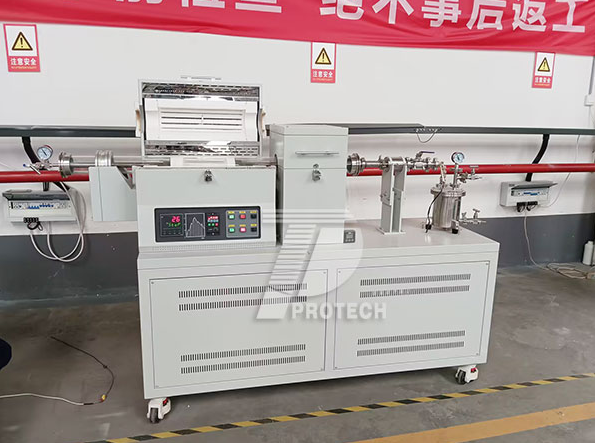 Protech 1200'C high-temperature rotary tube furnace