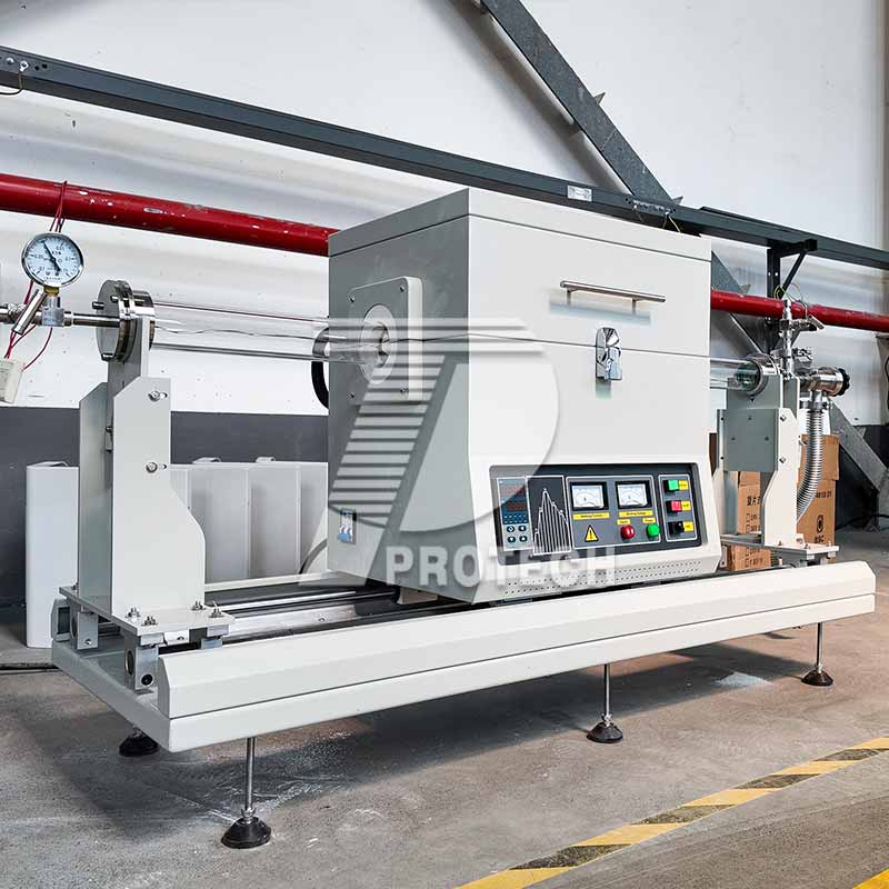 Sliding tube furnace