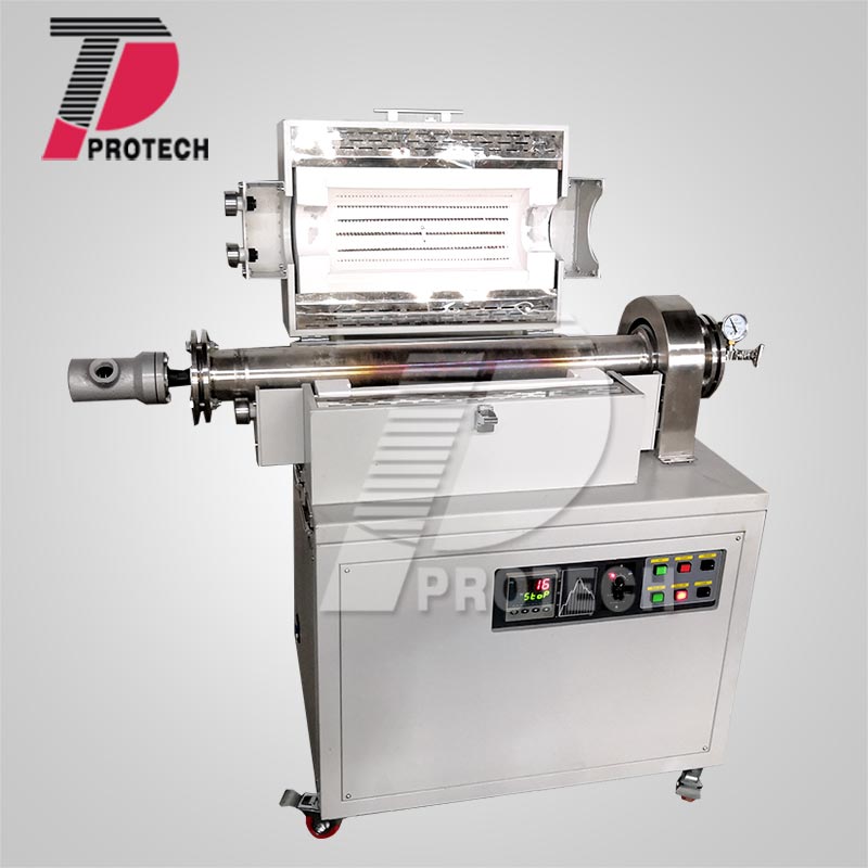 Thermal and Mixing Behavior of a Rotary Tube Furnace Under Low-Flow Inert Atmosphere
