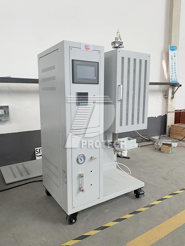 Actual photo of PT-T1400-V60 vulcanization bed vertical tube furnace Actual photo of PT-T1400-V60 vulcanization bed vertical tube furnace
