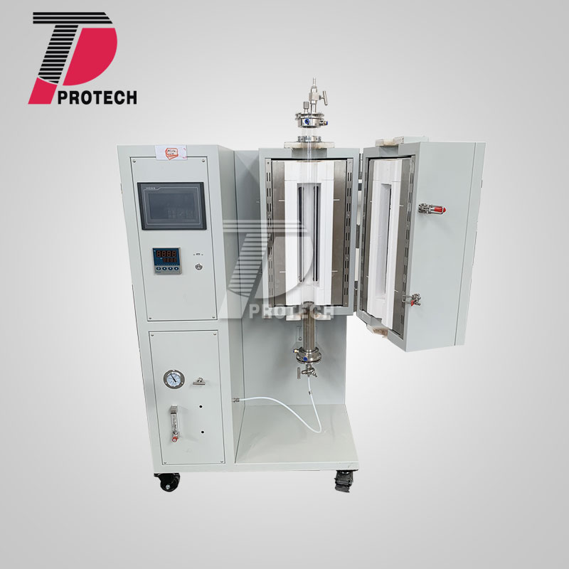 PT-T1400-V60 vulcanization bed vertical tube furnace