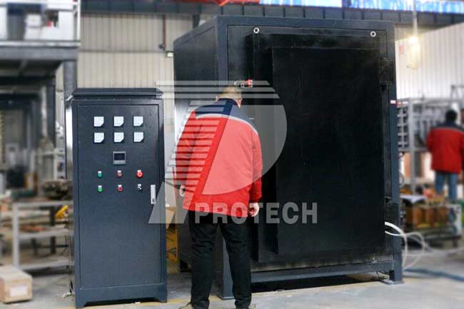 Large muffle furnace